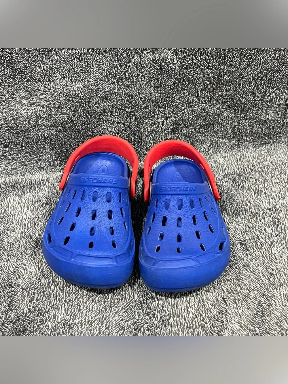 Skechers Foamies Swifters clogs convertible straps toddler boys size 7